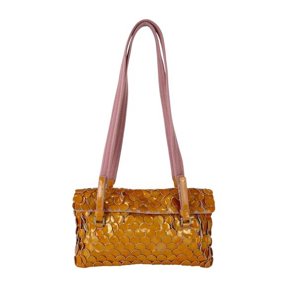 Prada Patent Leather Coins Shoulder Bag - Picture 1 of 8